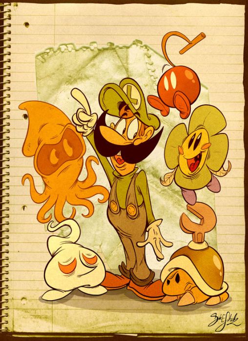 The Best of Super Mario Bros. Fan Art (99 pics)