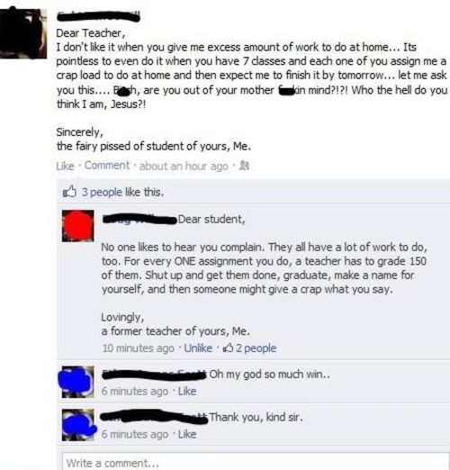 Hilarious Teacher's Replies (12 pics)