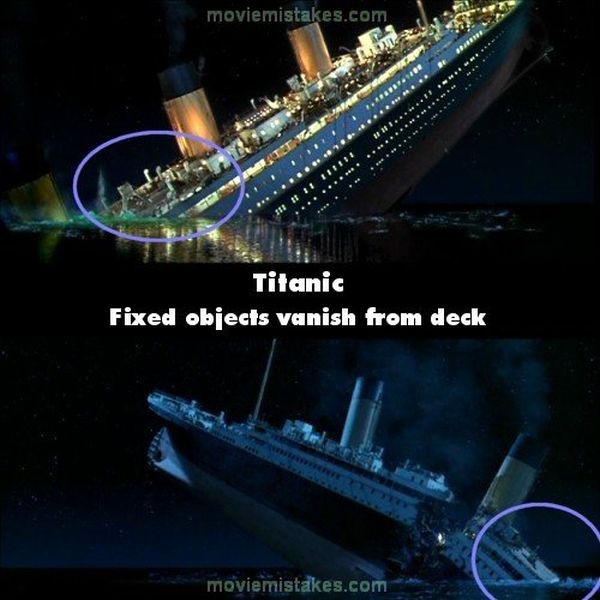 Mistakes in the Original Titanic Movie (15 pics)