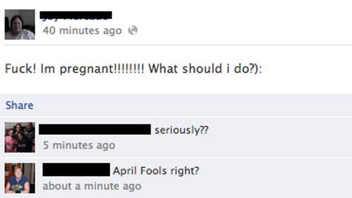 The Worst April Fools Day Jokes On Facebook (25 pics)