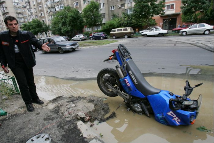 Motorcycle Fail (6 pics)