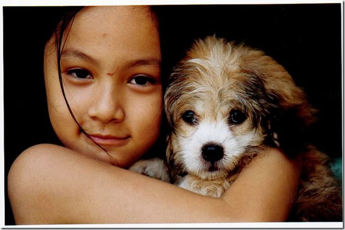 Girl and Dog Ten Years Later (3 pics)