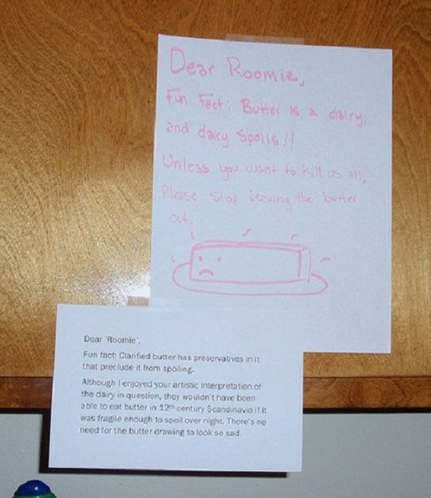 Passive Aggressive Roommate Notes (14 pics)