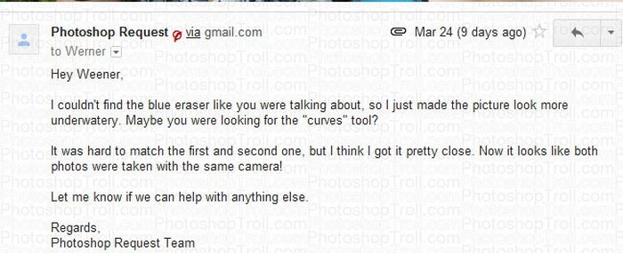 Hilarious Photoshop Trolling. Part 2 (14 pics)