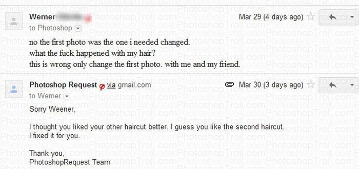 Hilarious Photoshop Trolling. Part 2 (14 pics)