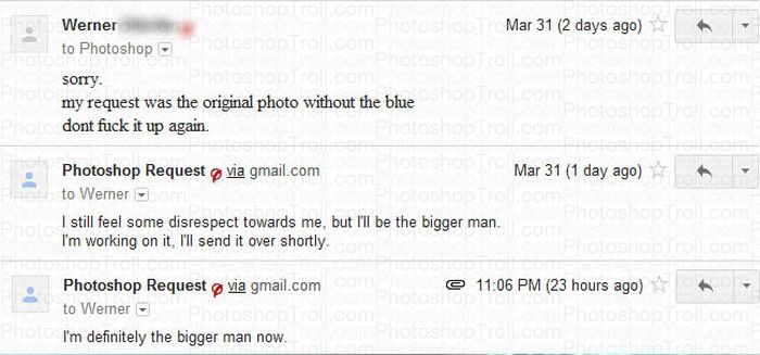 Hilarious Photoshop Trolling. Part 2 (14 pics)