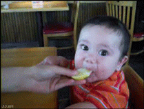 Babies With Sour Faces (15 gifs)