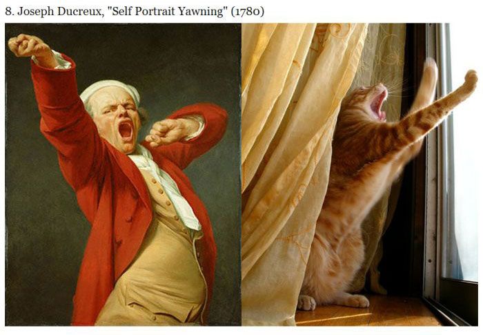 Cats Imitating Art (21 pics)