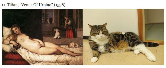 Cats Imitating Art (21 pics)