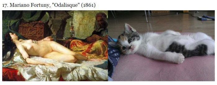Cats Imitating Art (21 pics)