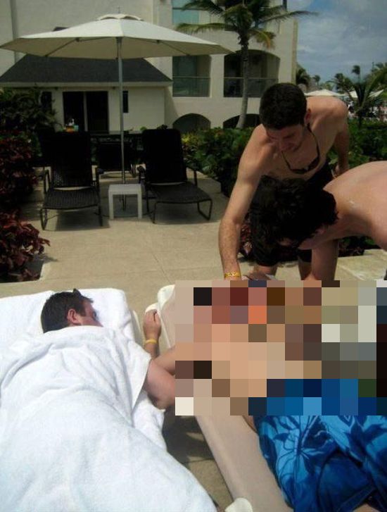 Tan Prank (2 pics)