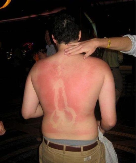 Tan Prank (2 pics)