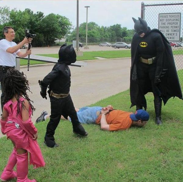 Kid Gets to be Batman for a Day (17 pics)