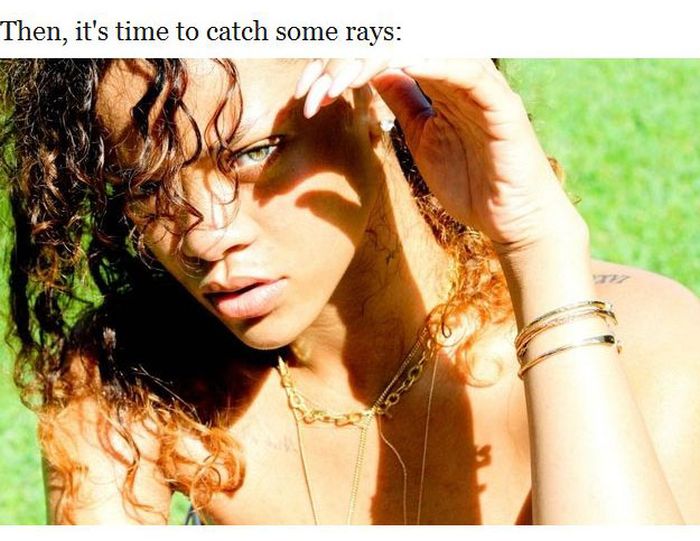 The Perfect Day With Rihanna (45 pics)