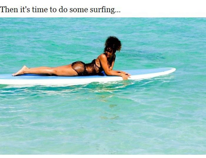 The Perfect Day With Rihanna (45 pics)