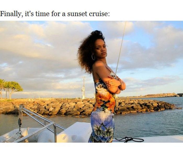 The Perfect Day With Rihanna (45 pics)