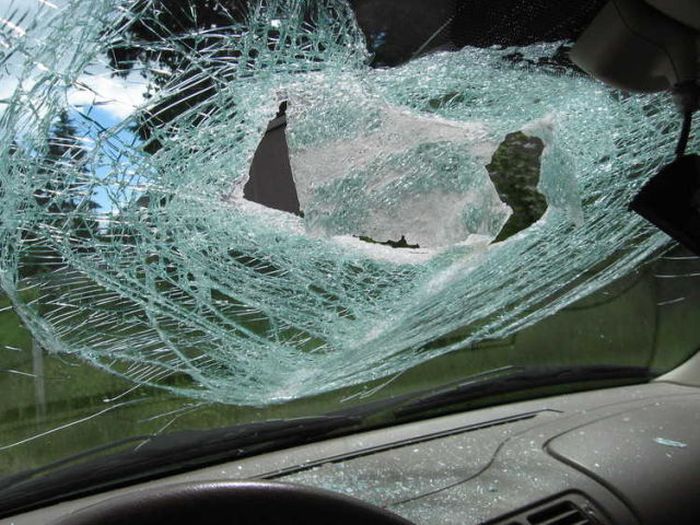 Lucky Couple Survived a Pickaxe Attack (10 pics)