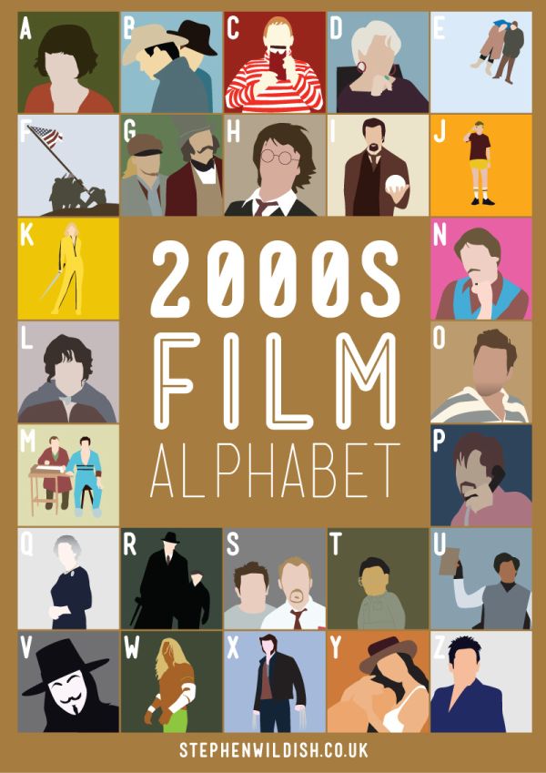 Stephen Wildish’s ‘Film Alphabet’ Poster Series (6 pics)