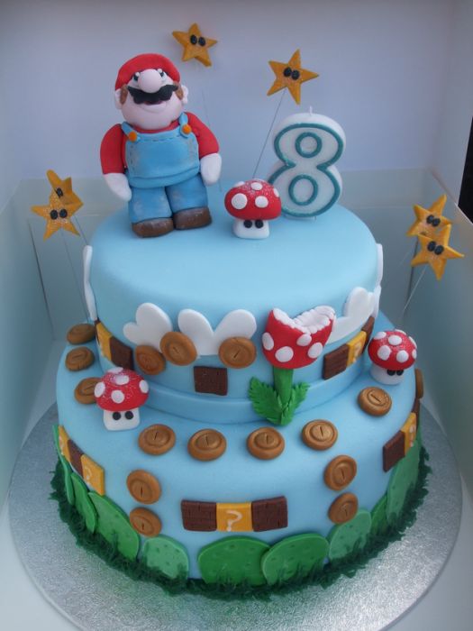 Super Mario Cakes (100 pics)