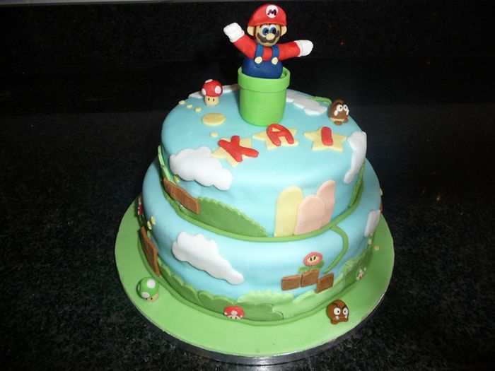 Super Mario Cakes (100 pics)