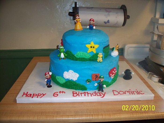 Super Mario Cakes (100 pics)