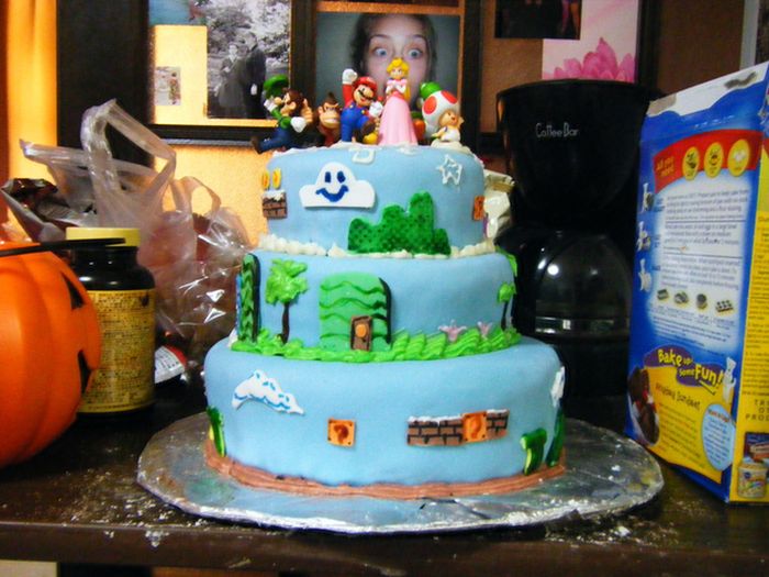 Super Mario Cakes (100 pics)