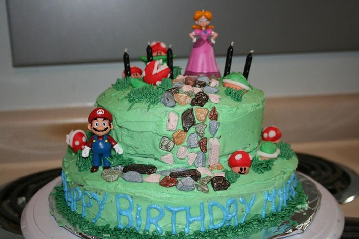 Super Mario Cakes (100 pics)