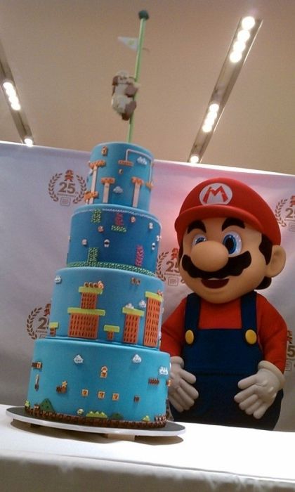 Super Mario Cakes (100 pics)