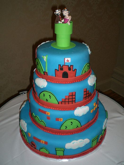 Super Mario Cakes (100 pics)