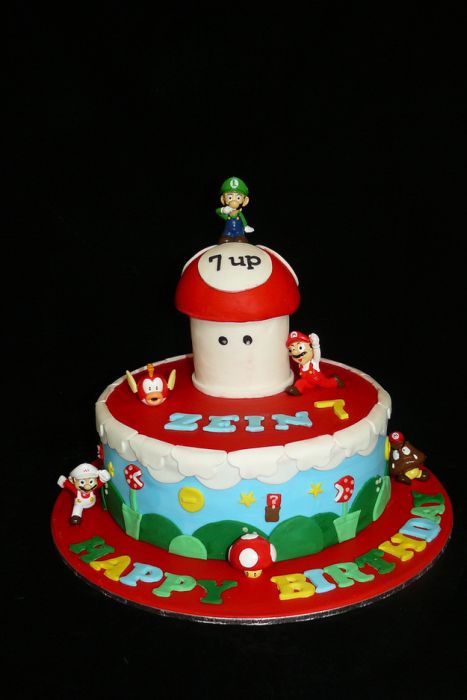 Super Mario Cakes (100 pics)