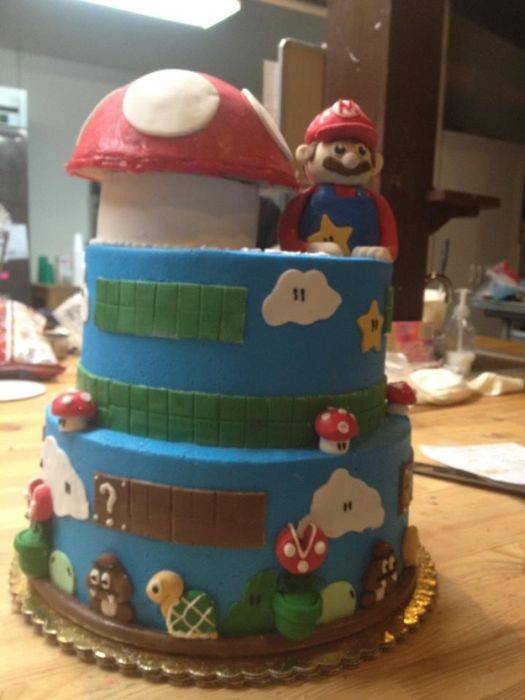 Super Mario Cakes (100 pics)