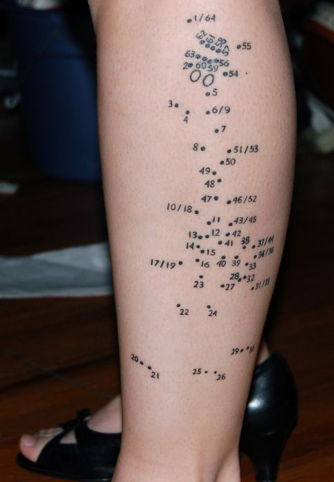 The Connect-the-Dots Tattoo (29 pics)