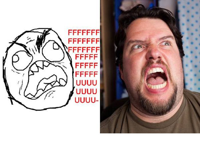 One Guy's Attempt at Rage Faces (24 pics)