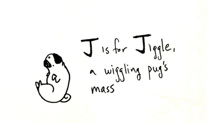 Pug Alphabets (26 pics)