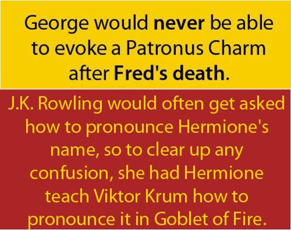 Interesting Harry Potter Facts (10 pics)