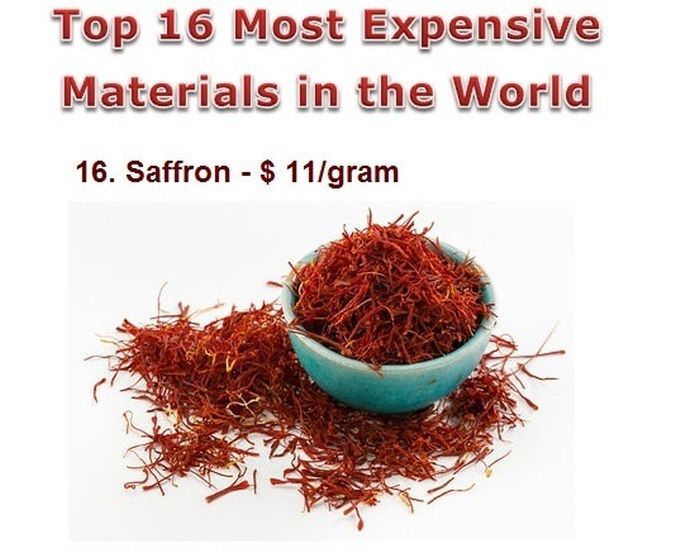 Most Expensive Materials in the World (16 pics)
