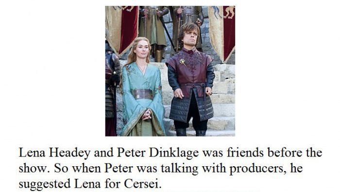 Game of Thrones Facts (15 pics)