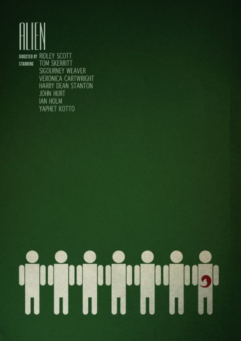 Awesome Minimalist Movie Posters. Part 2 (31 pics)