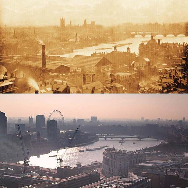 London in 1897 and Now (19 pics)