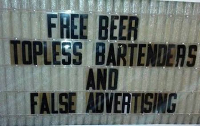 Hilarious Bar Signs (15 pics)