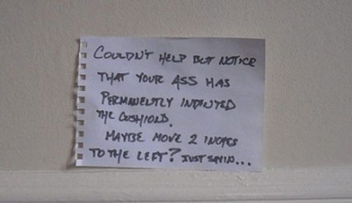 Annoying Roommate Notes (23 pics)