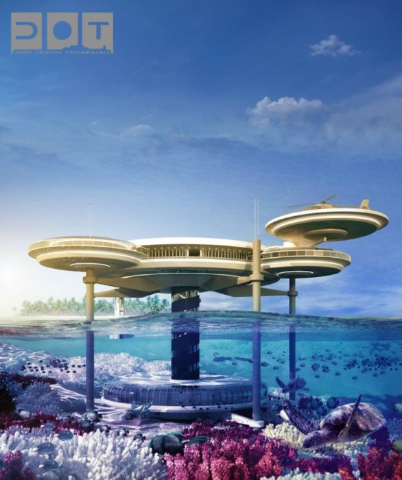 The Water Discus Underwater Hotel in Dubai (12 pics)