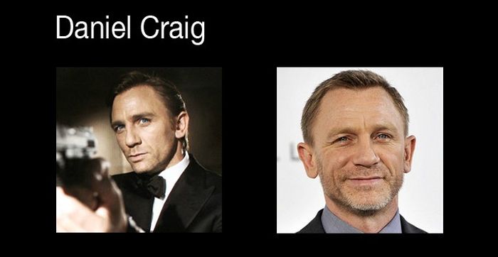 Every James Bond Then and Now (6 pics)