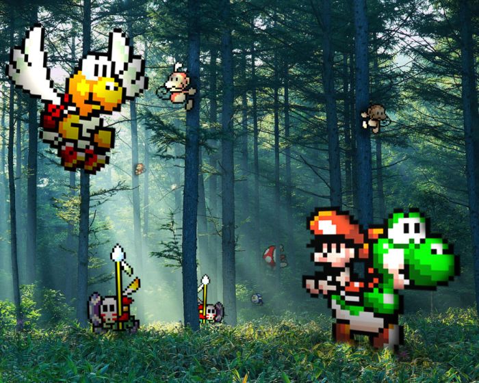 Retro Video Game Characters In Real Life Settings (12 pics)