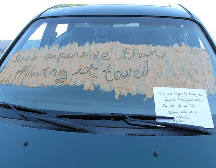 Passive Aggressive Parking Notes (20 pics)