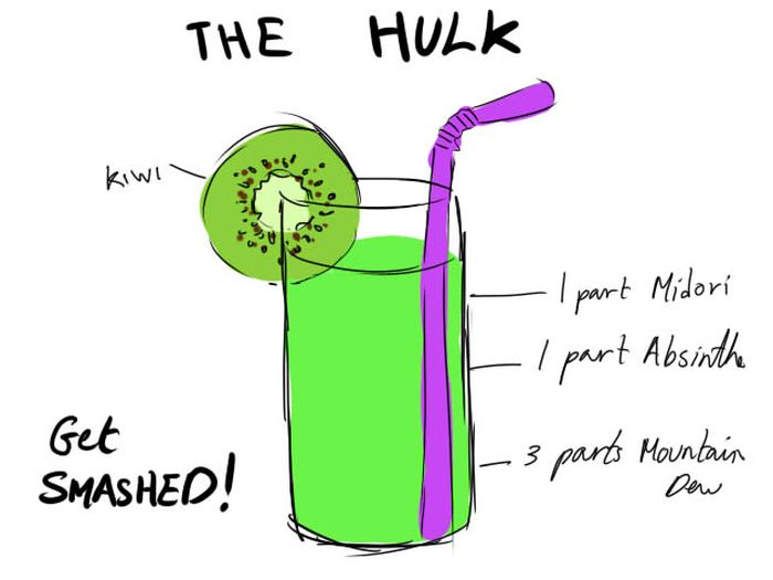 Avengers-Themed Cocktails (9 pics)