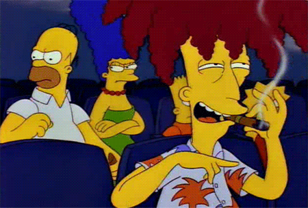 Movie Scenes in Simpsons (22 gifs)