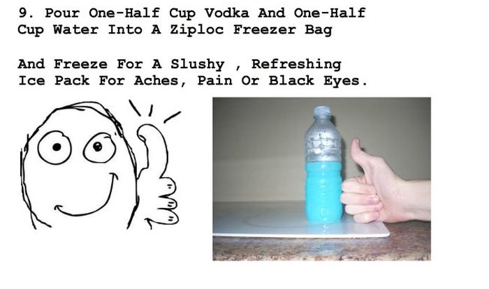 Unusual Ways To Use Vodka (17 pics)