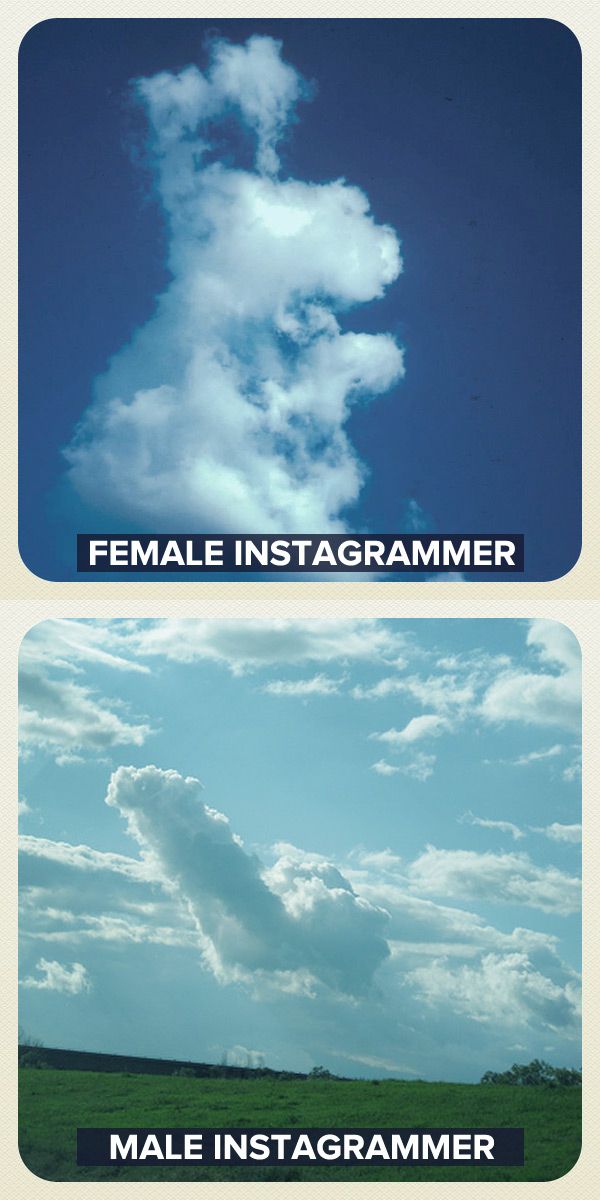 Female Instagrammer vs Male Instagrammer (11 pics)