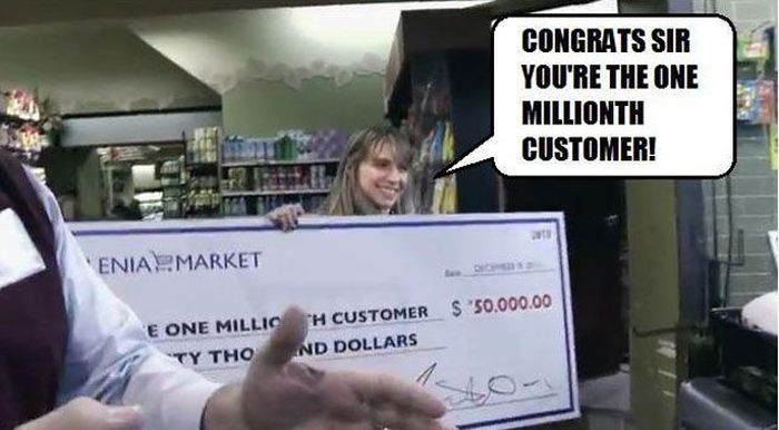 The Millionth Customer (7 pics)